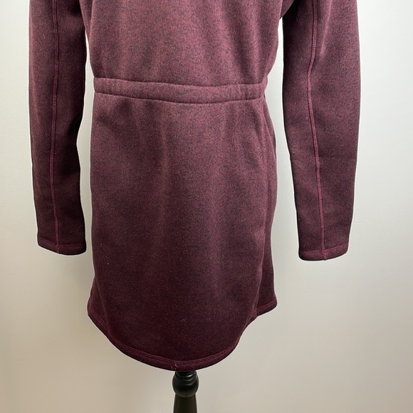 G.H. Bass & Co Tunic Jacket SZ S Maroon/Black Warm Drawstrings Inside For Fit - Picture 8 of 12